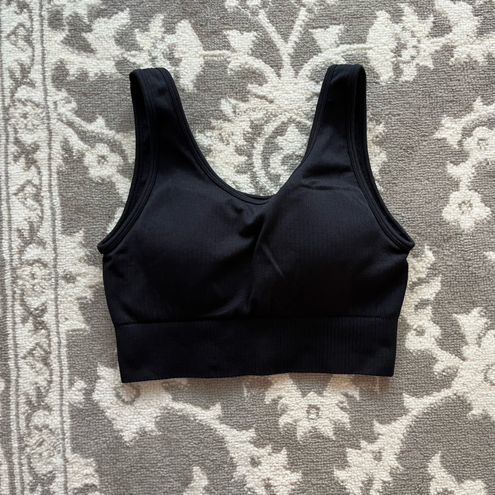 Velocity Black Sports Bra/Tank